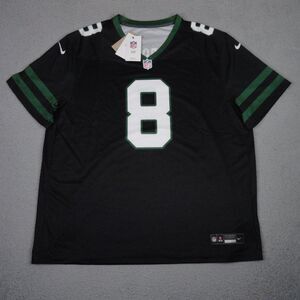 New York Jets Jersey Mens XXXL Black Nike Aaron Rodgers #8 Alternate Legend NWT